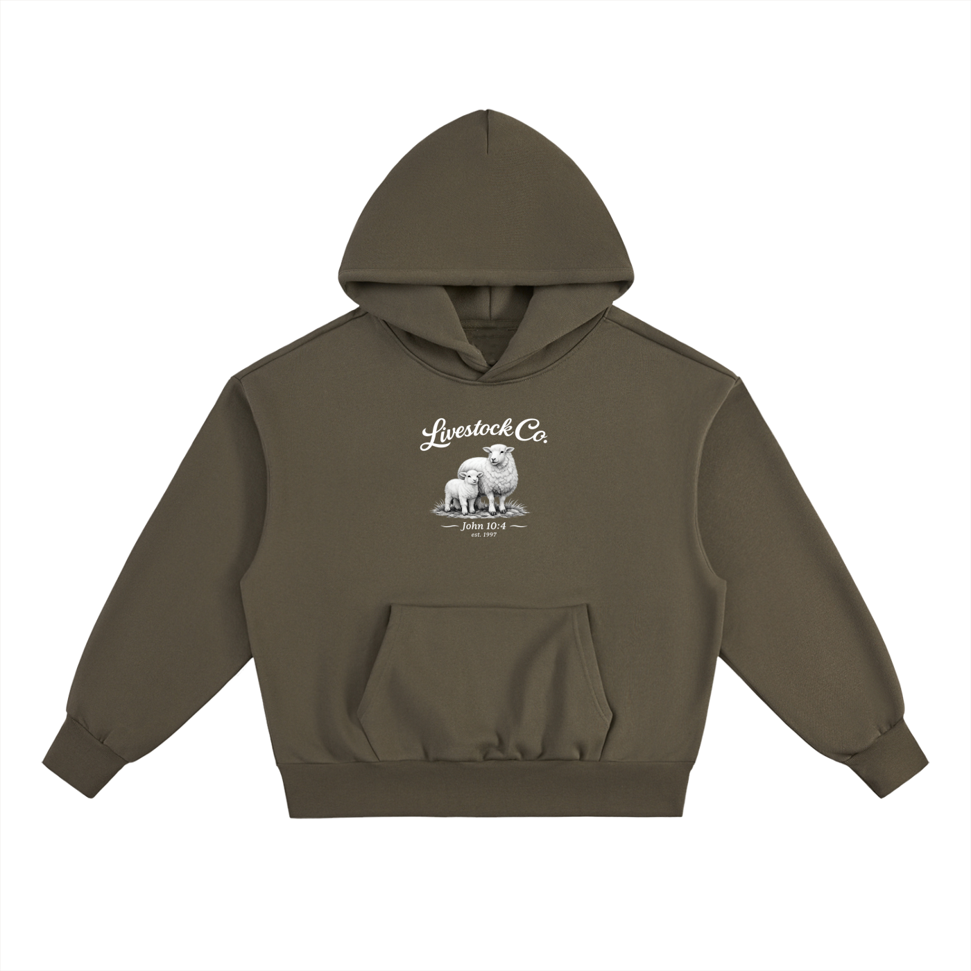 Marked Hoodie - Scripture Edition | Monochrome White