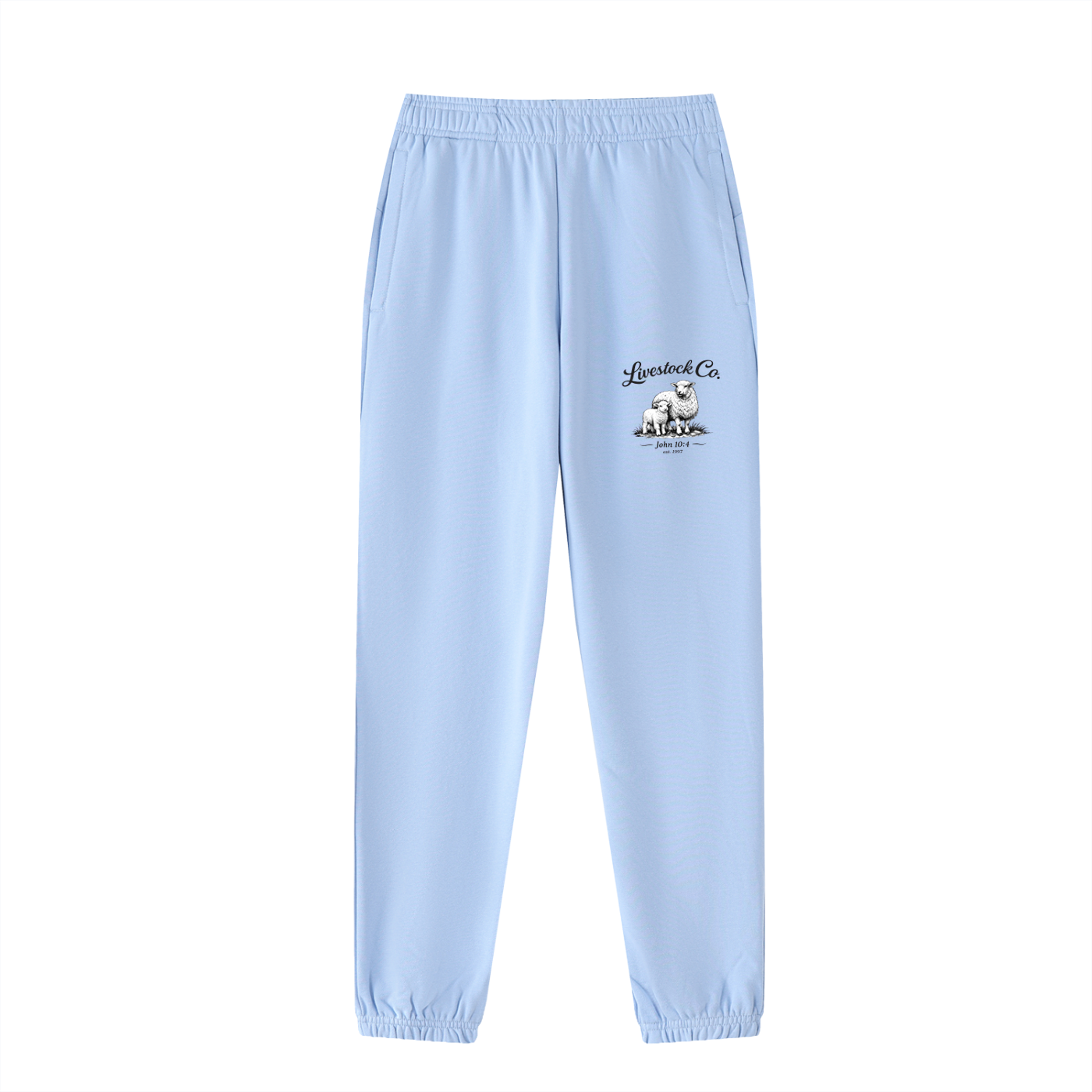 Marked Sweatpants | Monochrome Black