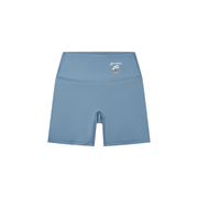 Women's Marked Biker Shorts | Monochrome White
