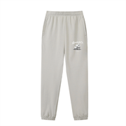 Marked Sweatpants | Monochrome White