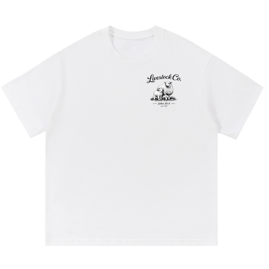 Marked Tee | Monochrome Black