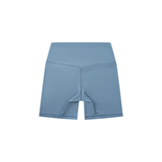 Women's Marked Biker Shorts | Monochrome White