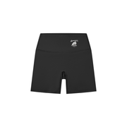 Women's Marked Biker Shorts | Monochrome White