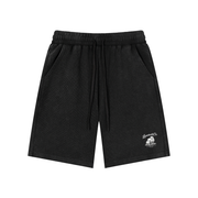 Marked Waffle Knit Shorts | Monochrome White