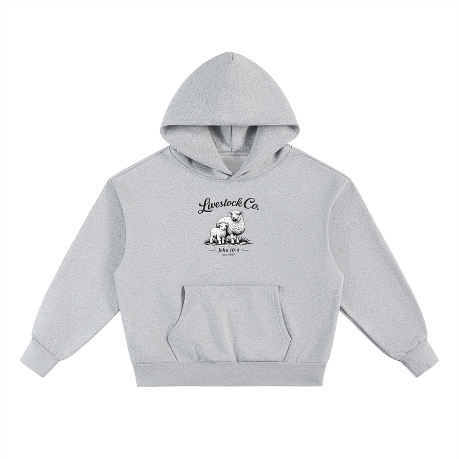Marked Hoodie | Monochrome Black