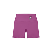 Women's Marked Biker Shorts | Monochrome Black
